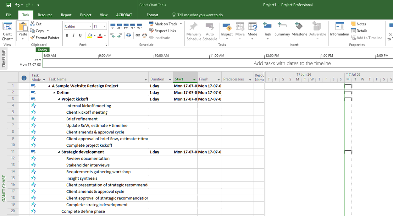 project plan example
